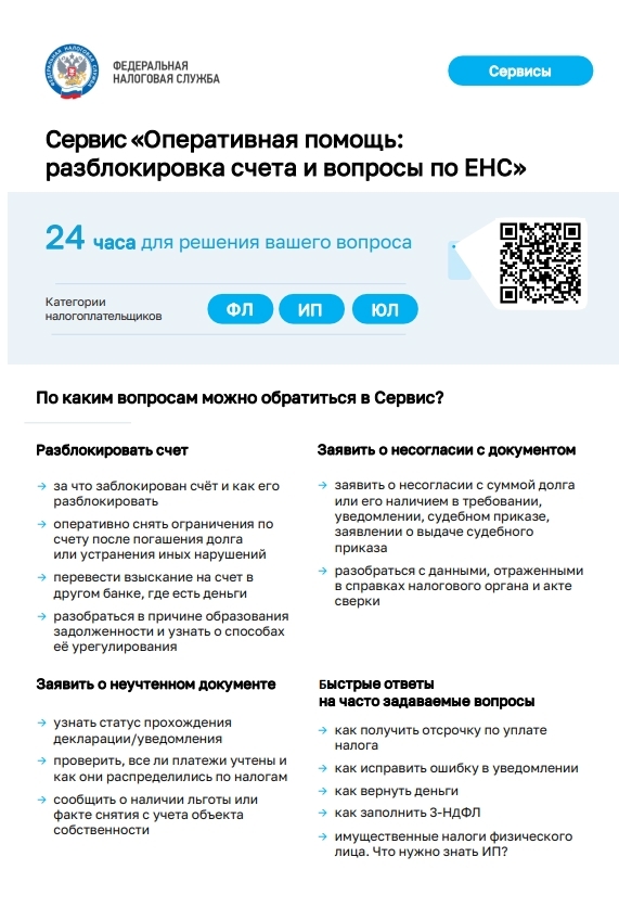 Разблокировать счета без посещения налоговой просто