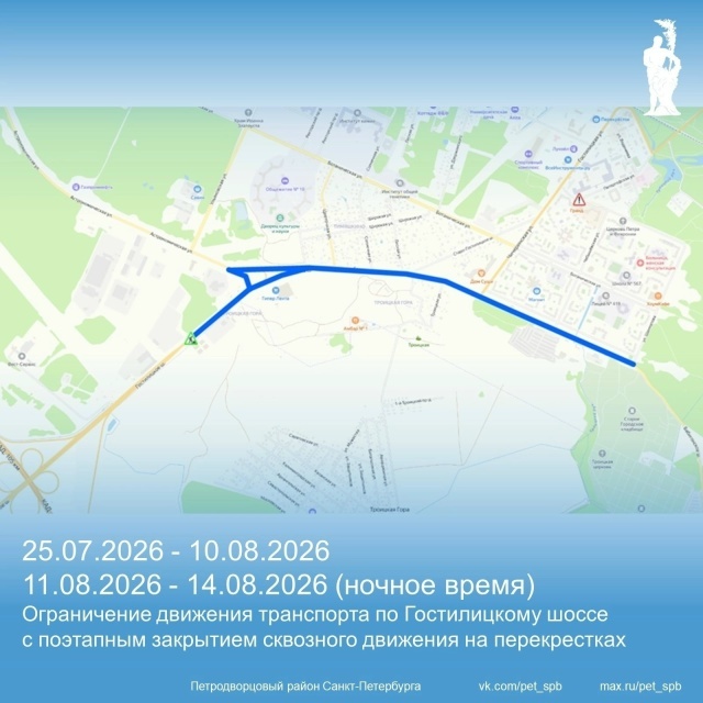 Внимание! Ограничение движения