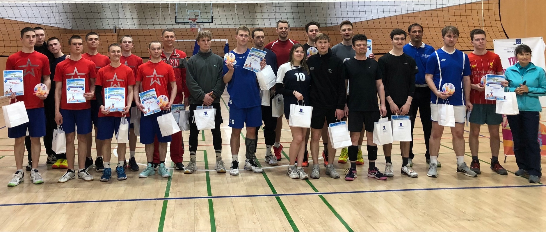 Турнир по волейболу в Стрельне – проигравших нет