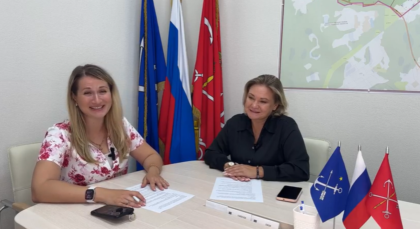 «Конструктивный диалог» о праздновании Дня Стрельны с главой МО Ириной Климачевой.