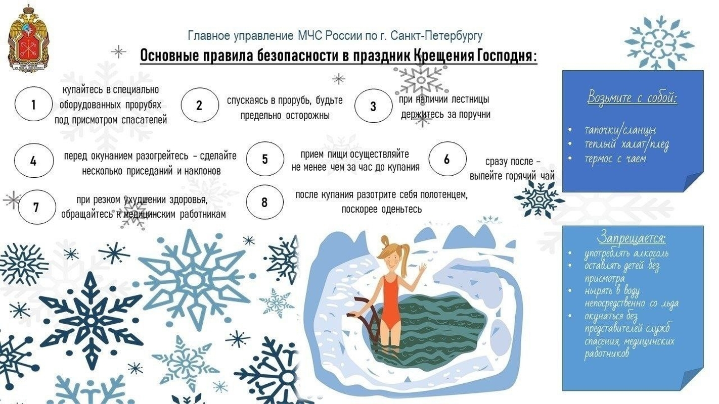 Безопасное крещенское купание