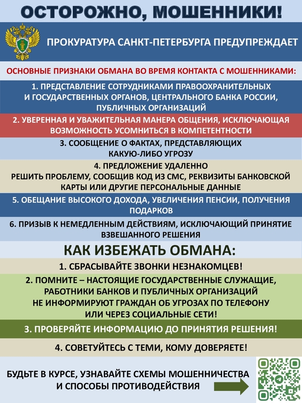 Особые признаки обмана во время контакта с мошенниками