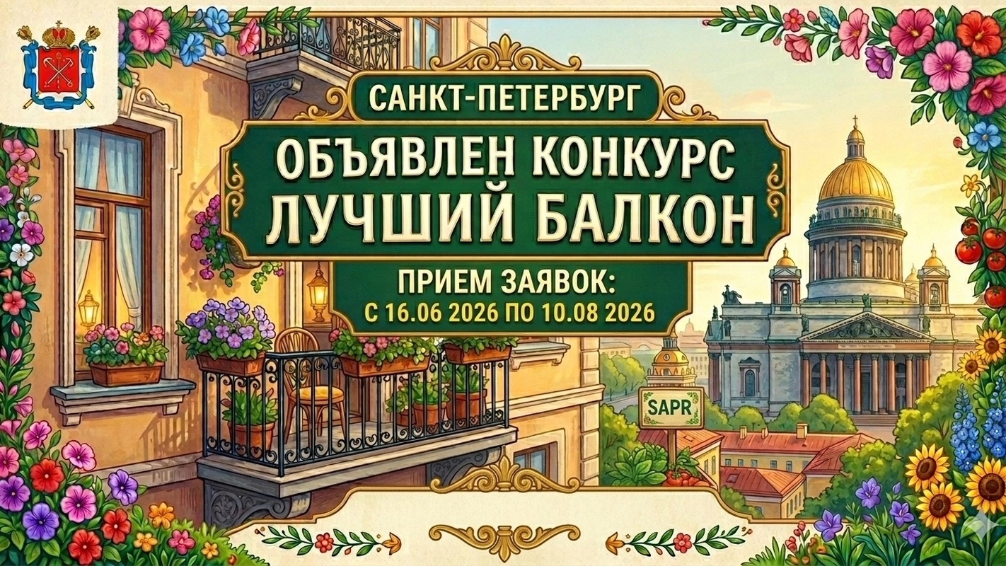 Конкурс на лучший балкон Петербурга