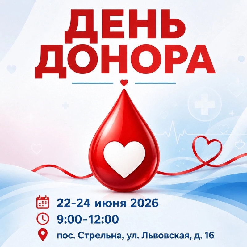 Дни донора в Стрельне