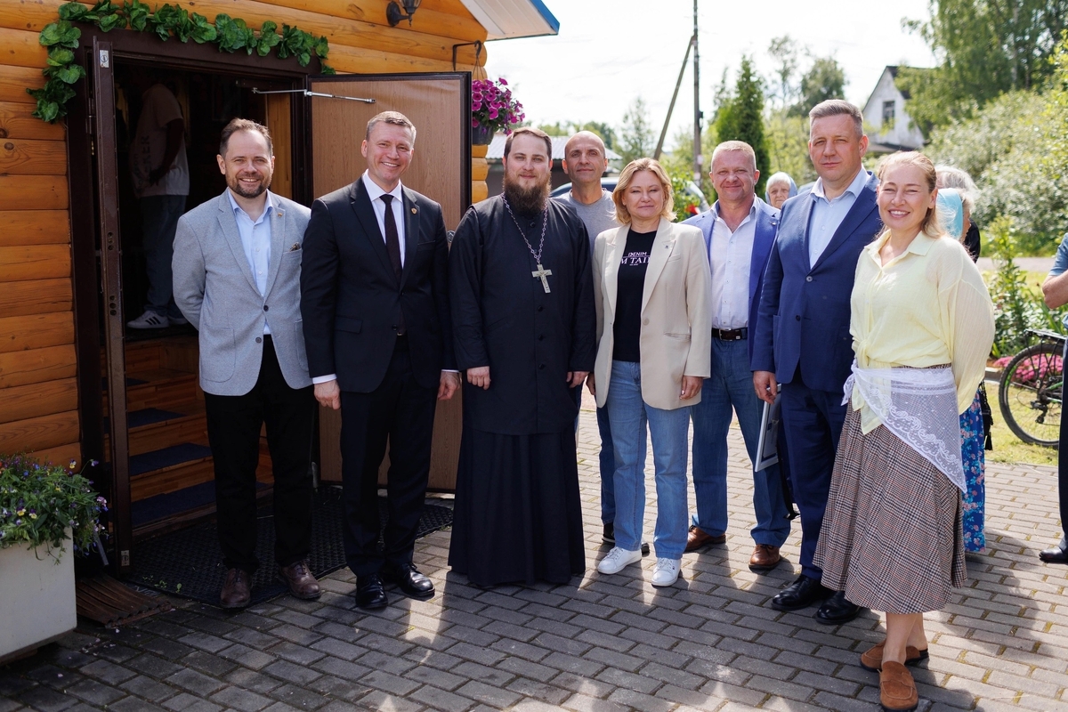 Праздник в храме Стрельны