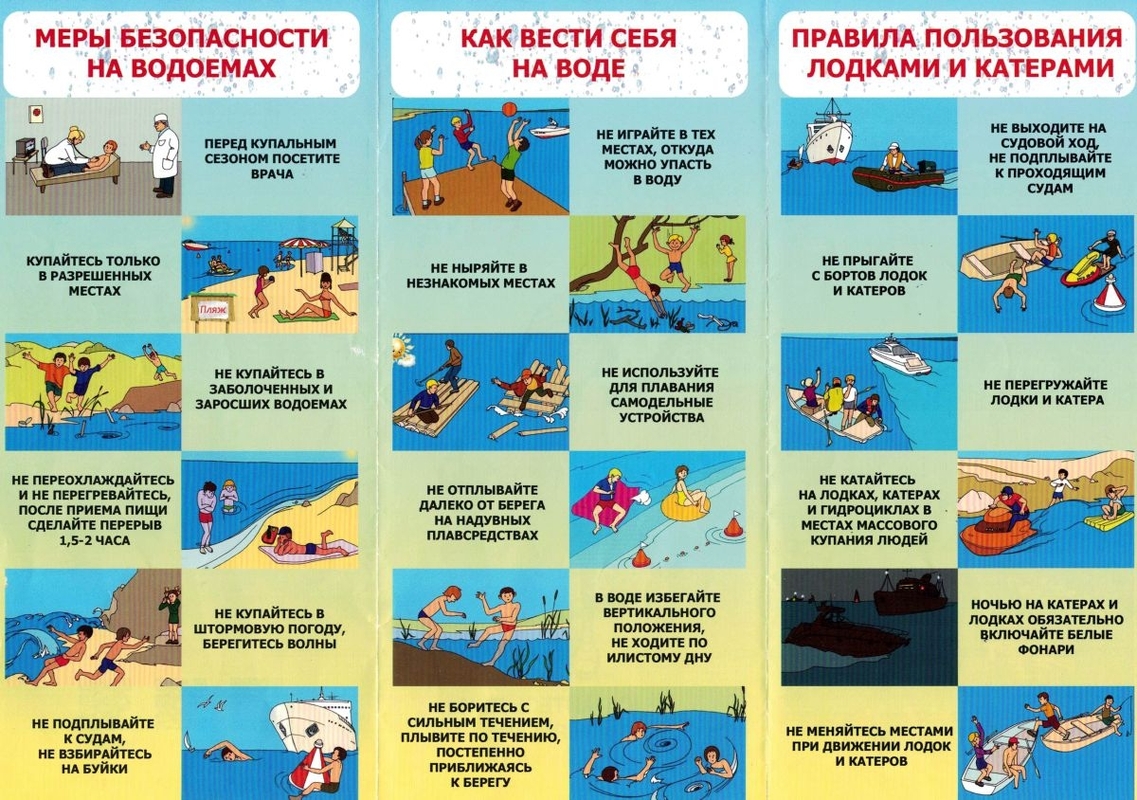Специалисты напоминают о правилах безопасности на водоёмах