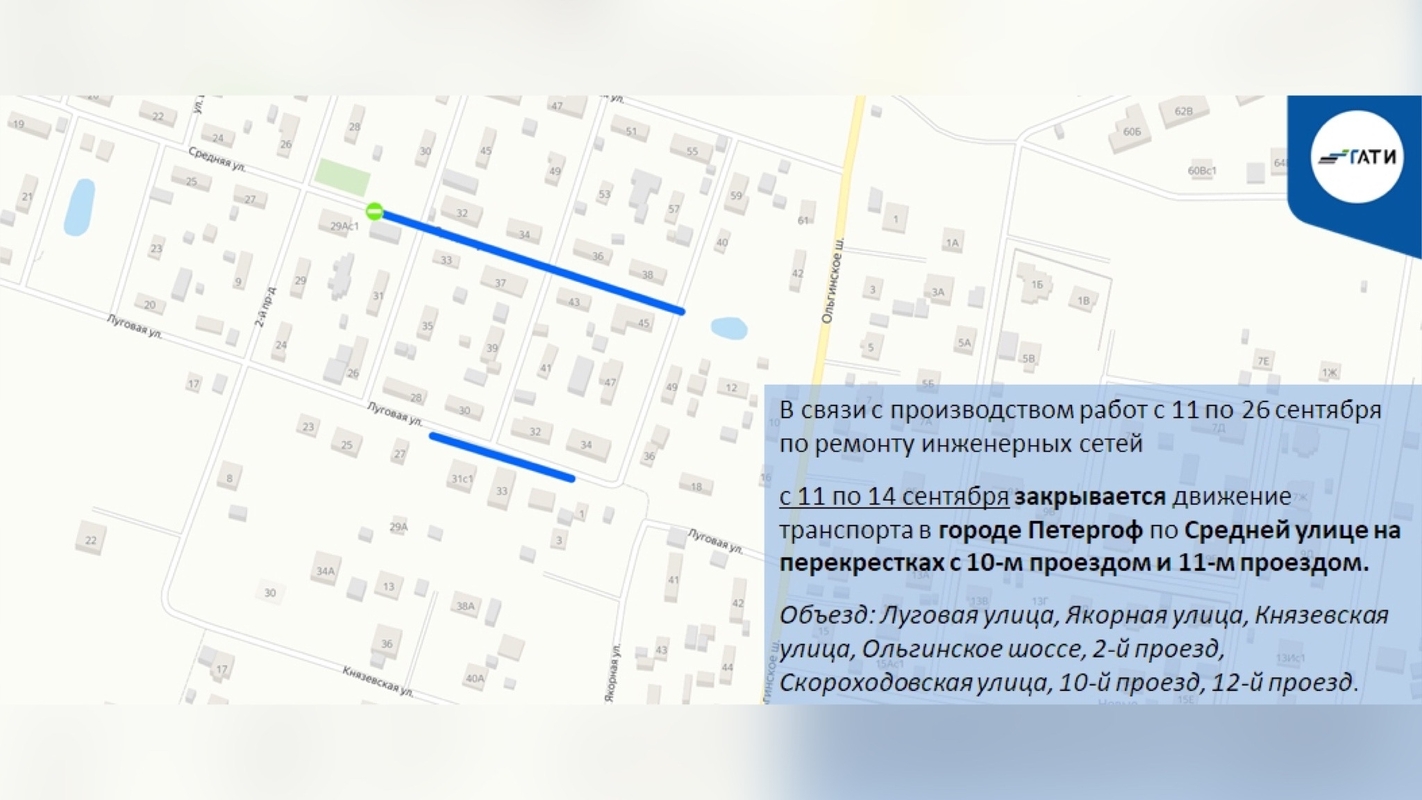 Внимание! Ограничение движения