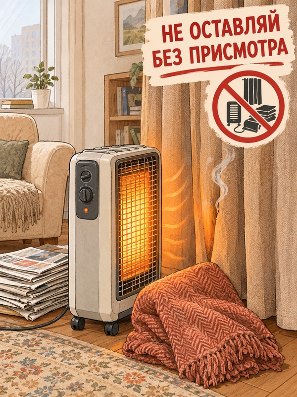 Правила безопасности в период отопительного сезона