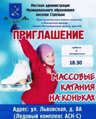 Катания на льду по выходным