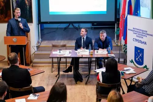 Встреча с предпринимателями в галерее Львовского дворца