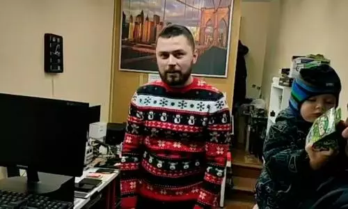 Компьютер в подарок от мастера к Новому году