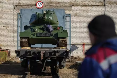 Танки Т-34 В Москву