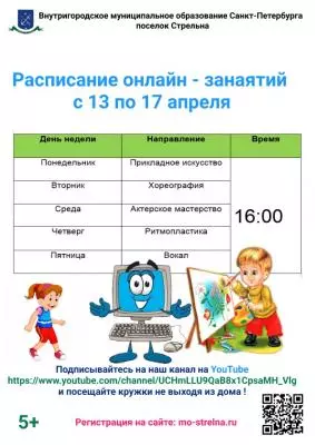 Кружки во Львовском онлайн