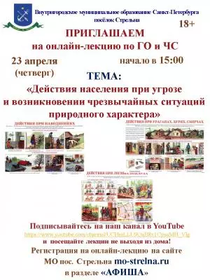 Онлайн лекция по ГО и ЧС