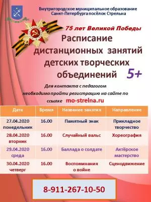 Кружки во Львовском онлайн #75ЛЕТПОБЕДЫ