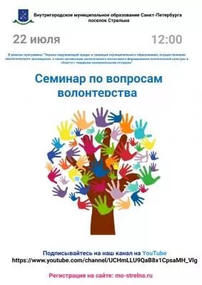 Семинар по волонтерству в Стрельне