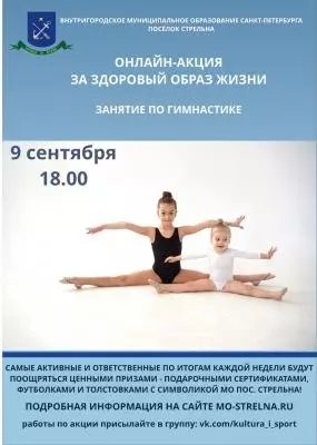 ЗОЖ и онлайн-гимнастика (девятое занятие)
