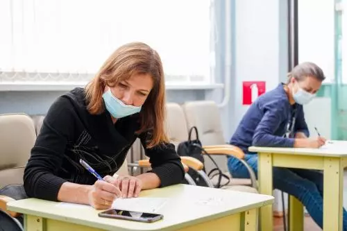 Тотальный диктант в библиотеке