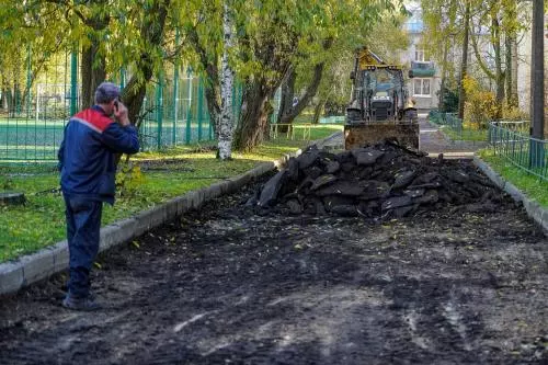 Замена асфальтового покрытия