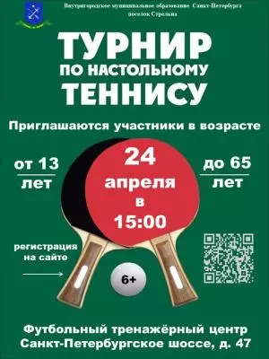 Турнир по настольному теннису