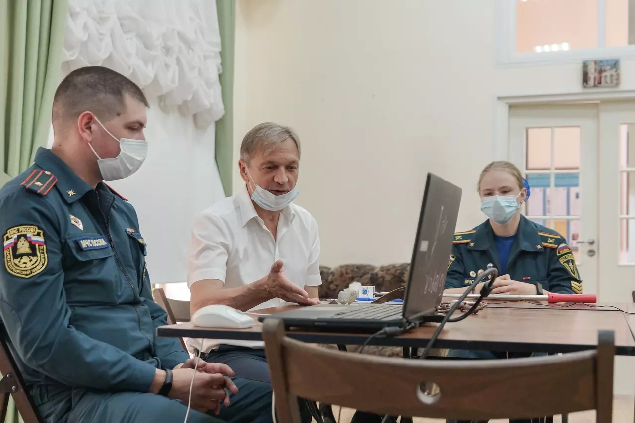 Встреча Михаила Барышникова с поисковым отрядом «Наше время»
