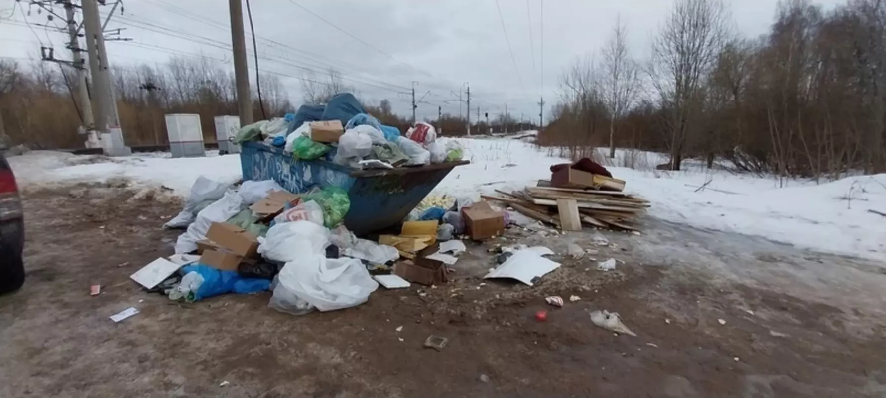 Вывоз мусора на улице Нижняя Колония