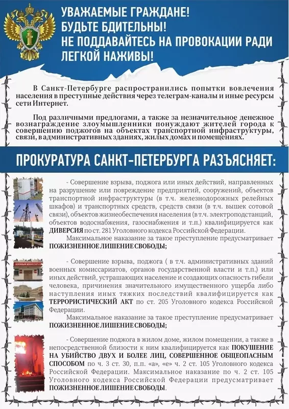 Прокуратура Санкт-Петербурга разъясняет