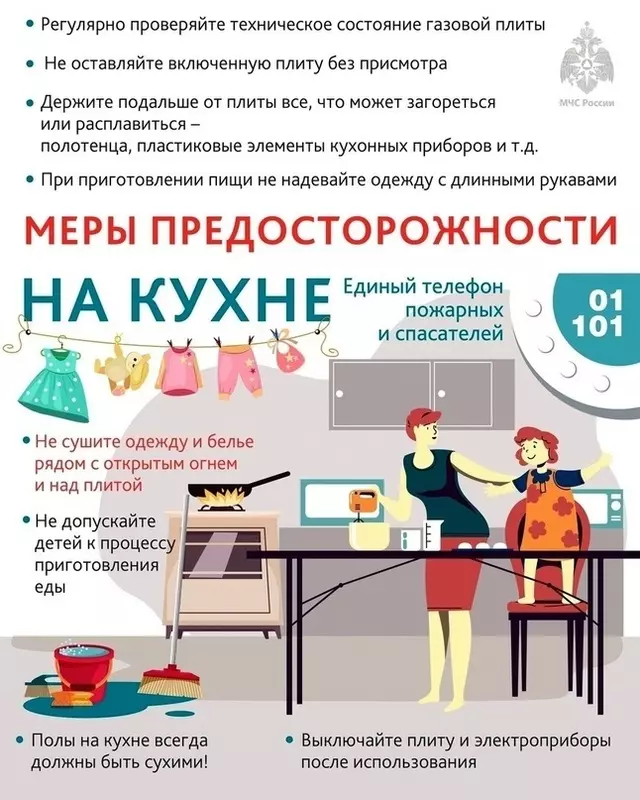 ГУ МЧС по Санкт-Петербургу: ваша безопасность на кухне