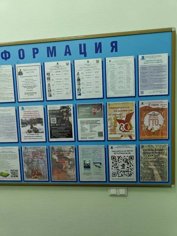 Дневник смены информации на муниципальных стендах. 24.01.2024