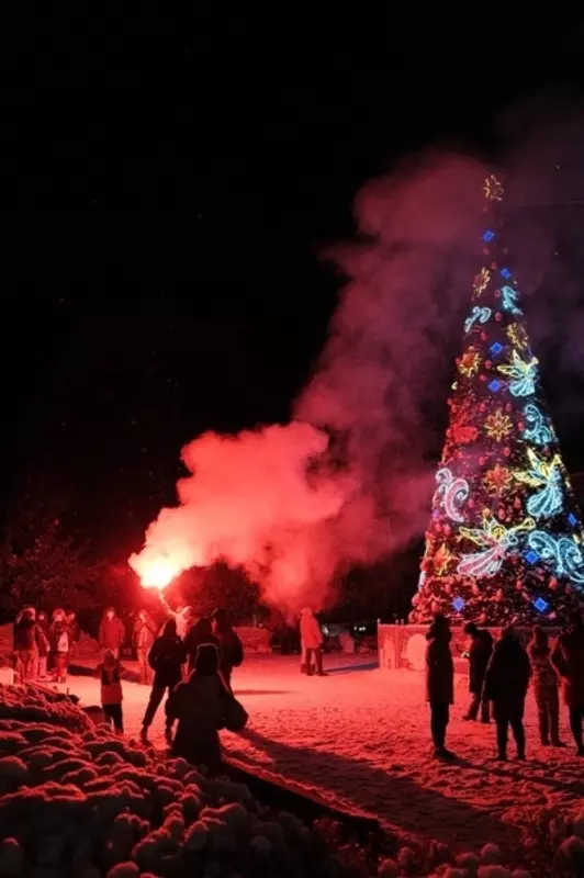 Огни новогодней ночи