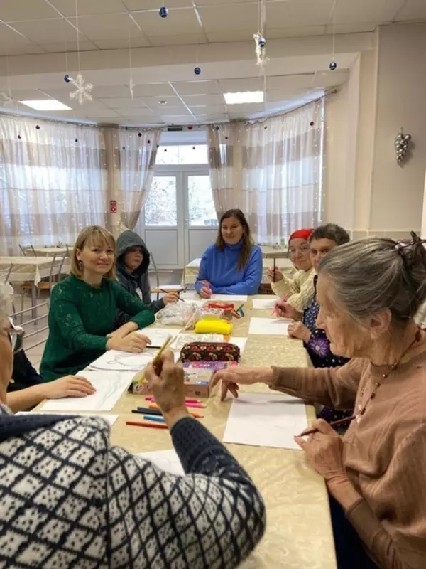 Мастер-класс для постояльцев дома престарелых