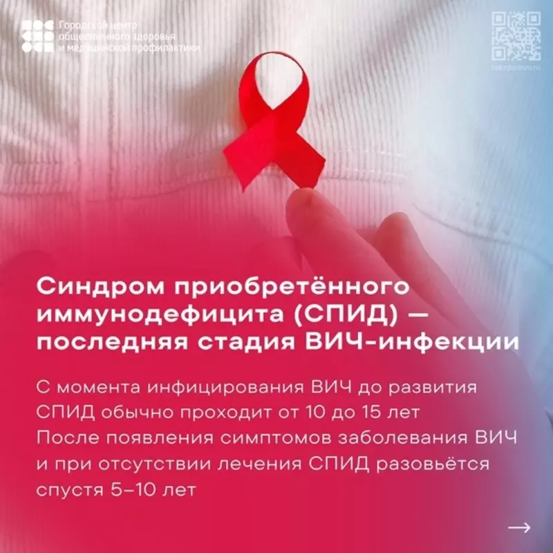 Жителям Стрельны: ГЦМП о профилактике вируса иммунодефицита человека