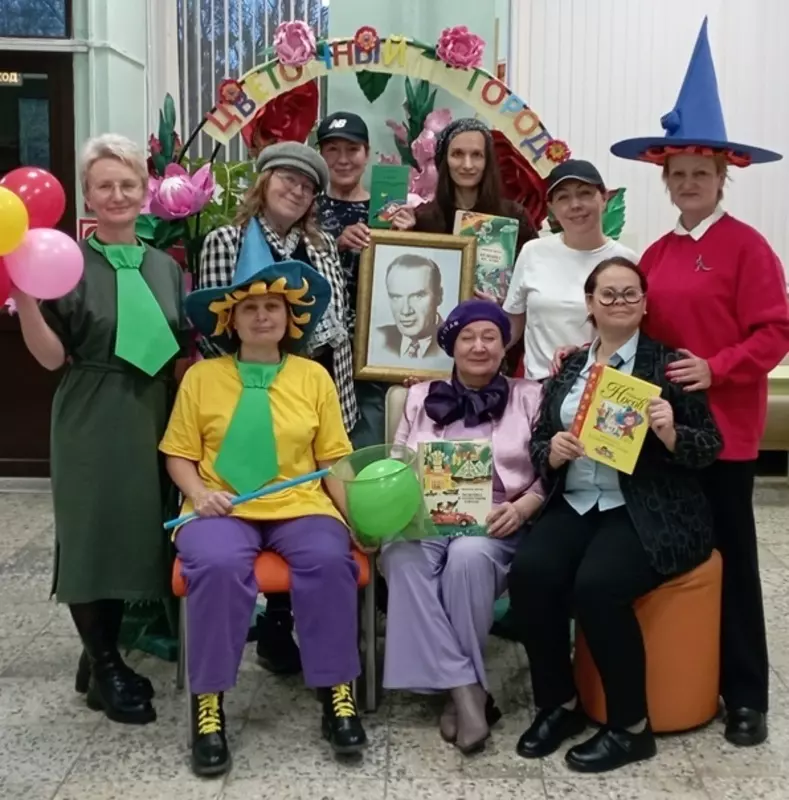 Детское отделение стрельнинской библиотеки отметило юбилей писателя Николая Носова