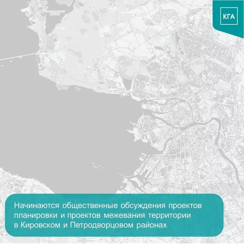 Начаты общественные обсуждения проектов планировки и межевания территории в Петродворцовом районе: рассматривается проект планировки автомобильной дороги в Стрельне 