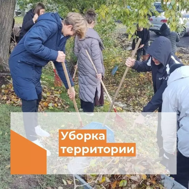 Учащиеся стрельнинской школы №413 приняли участие в «Добром субботнике»