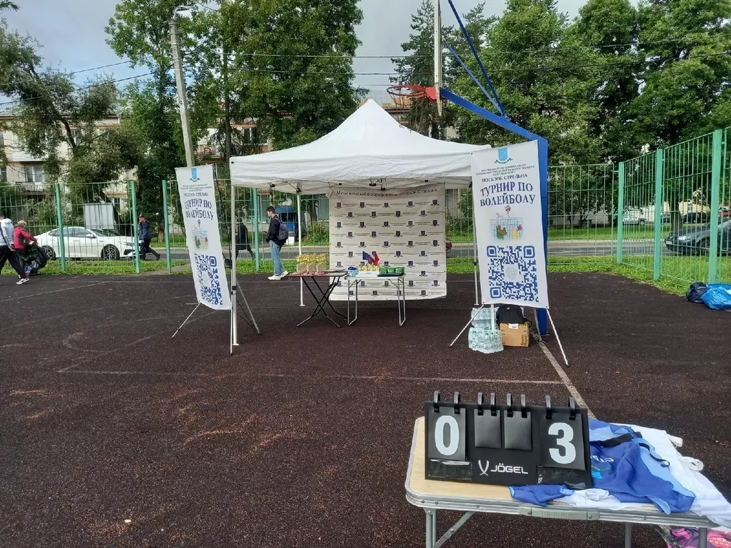 Турнир по волейболу в Стрельне