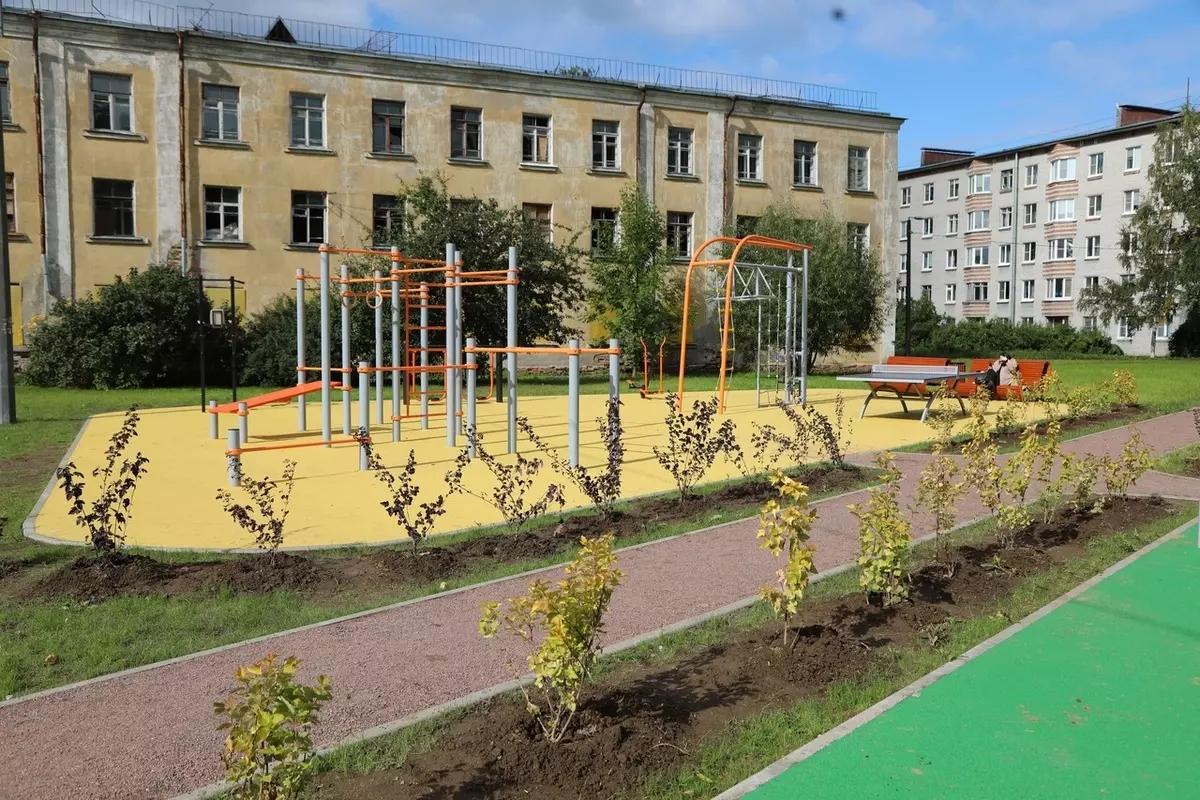 Дневник благоустройства площадки на Гоголя, 12 в Стрельне. 09.09.2022