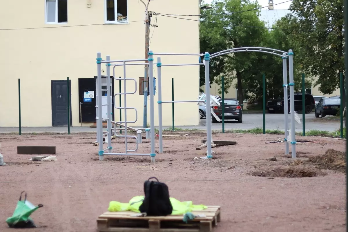 Дневник строительства новой площадки в Стрельне за ДК «Вермишева» от 02.09.22