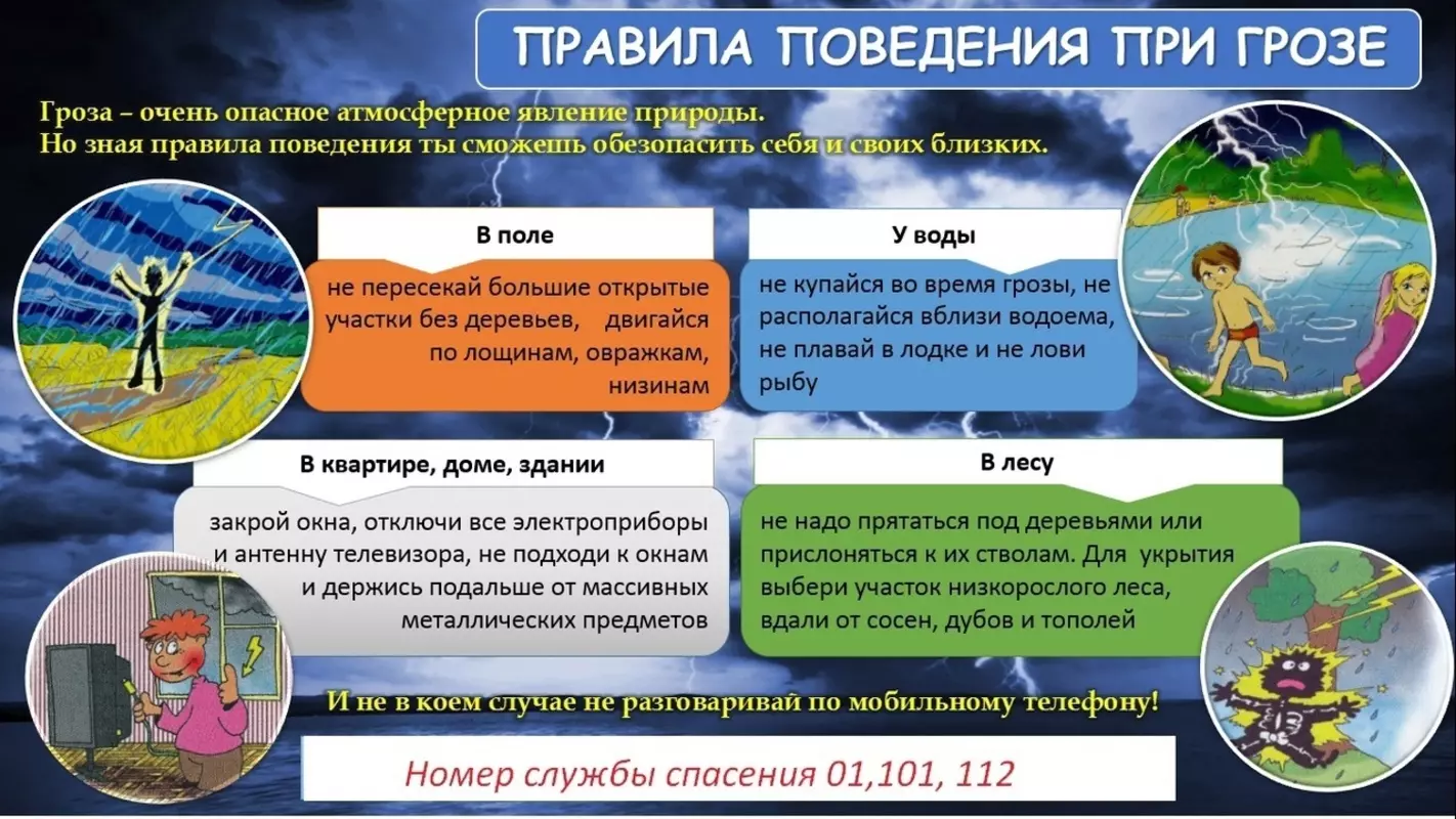 Депутат Роман Чепурнов и сотрудники МЧС, ПСО и ВДПО о правилах поведения во время грозы