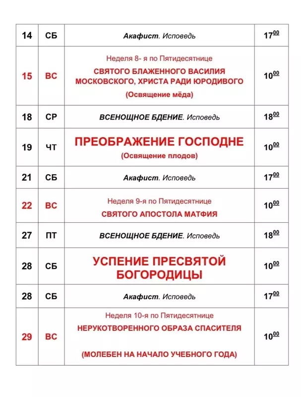 Освящение мёда, яблок и винограда в Cтрельне